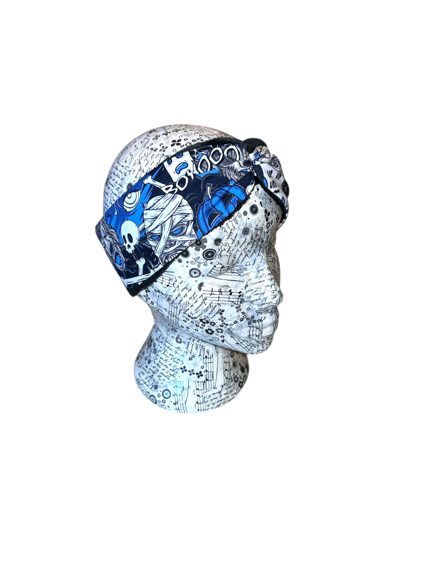 Retro monster Halloween fleece lined Headwarmer