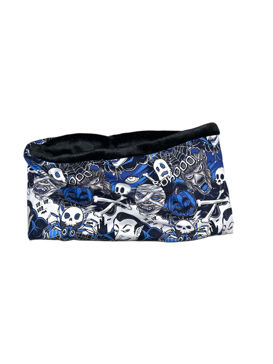 Retro Halloween fleece lined snood