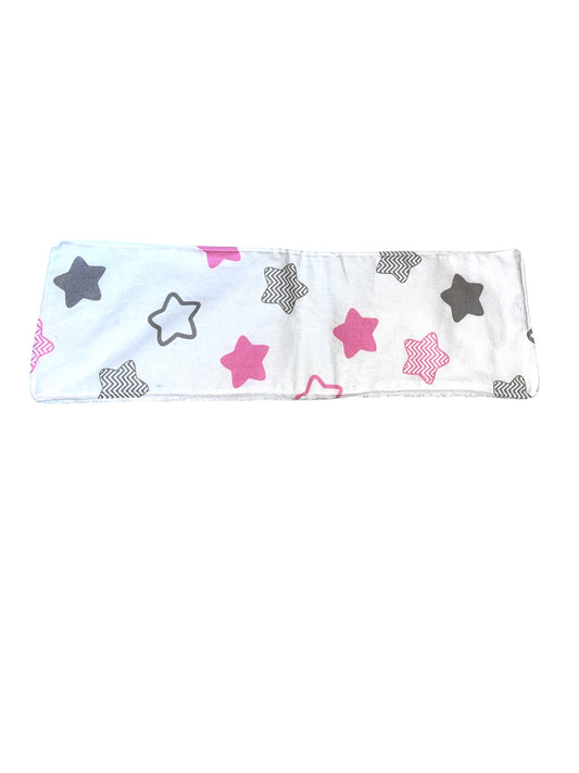 Reusable towelling lined burping clothes (white towelling)