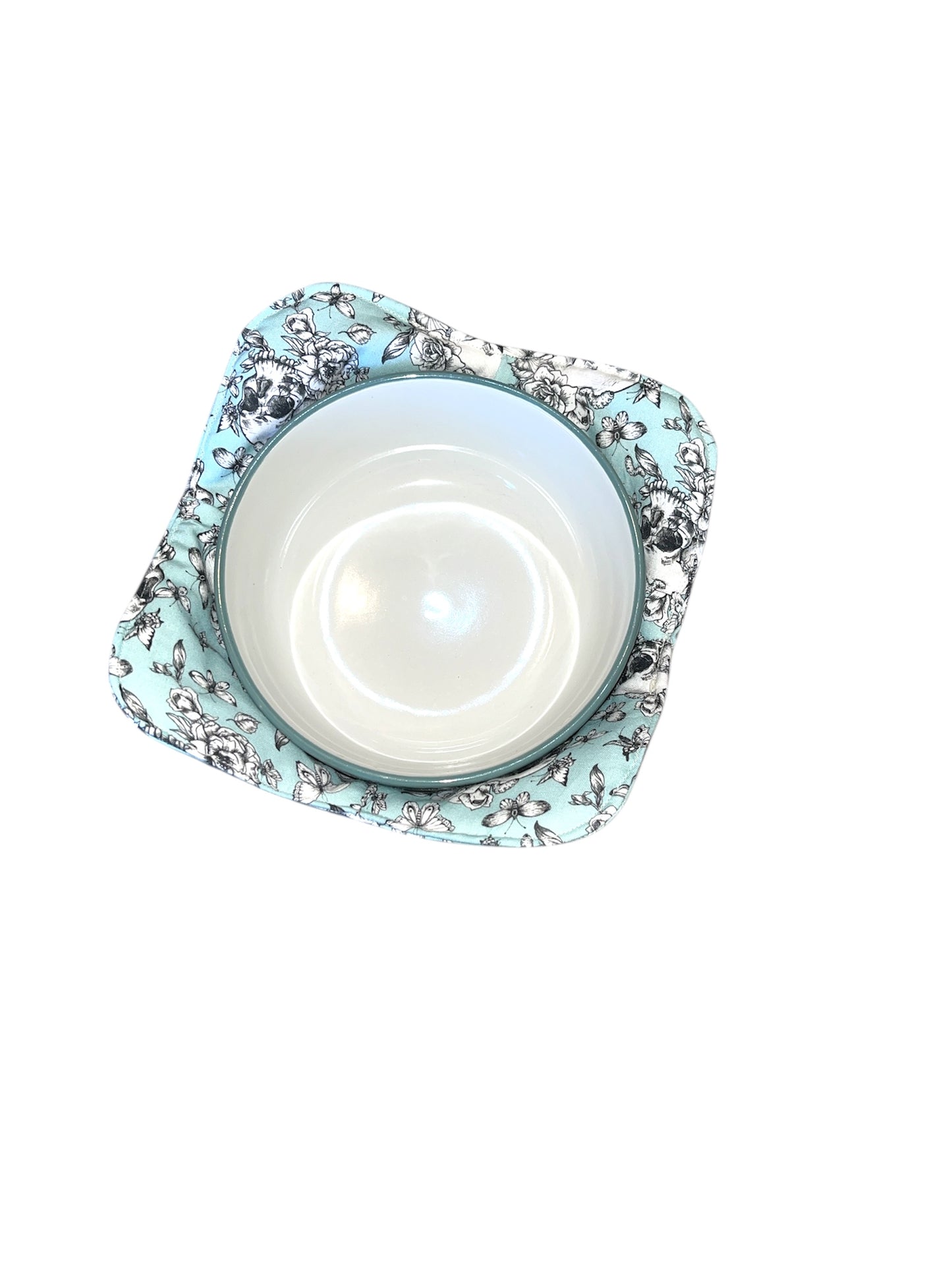 Floral skulls Bowl cosy