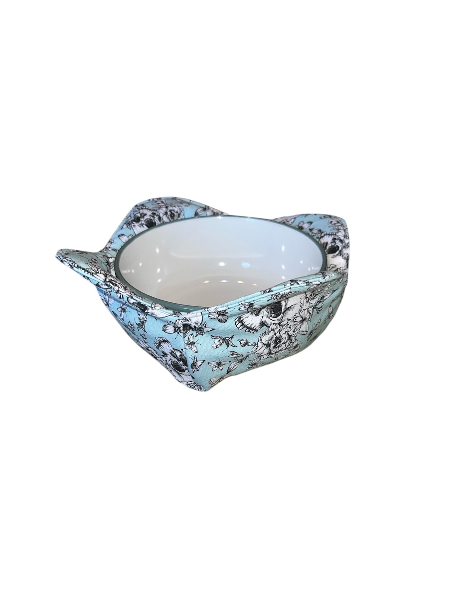 Floral skulls Bowl cosy