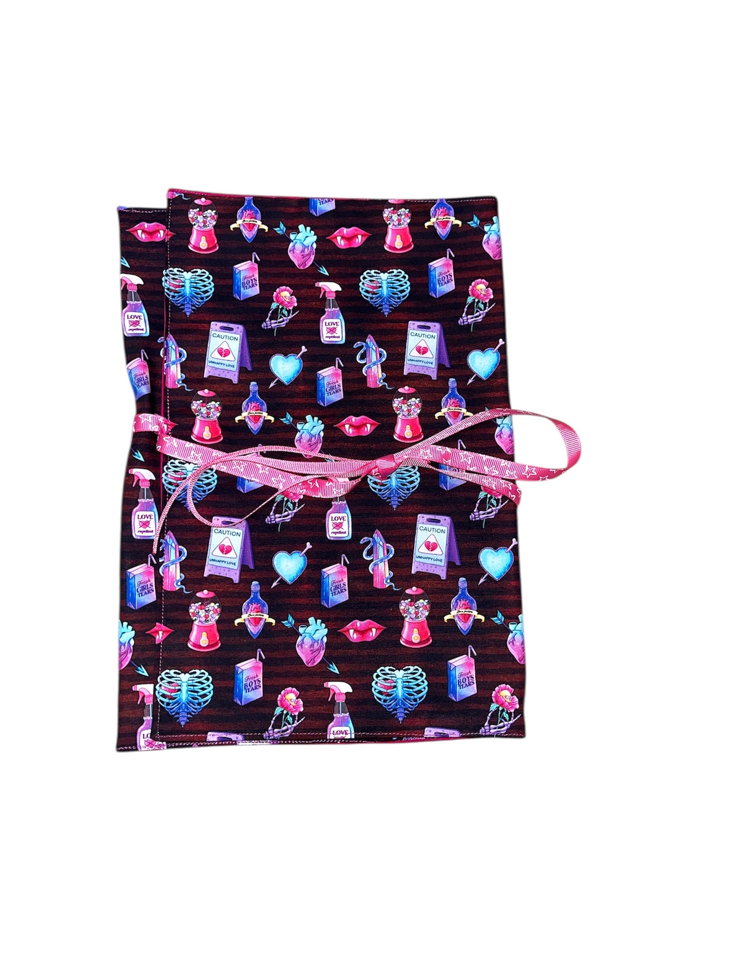 Anti valentine’s book or e-reader wrap