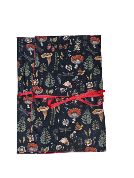 Autumnal toadstools book or e-reader wrap