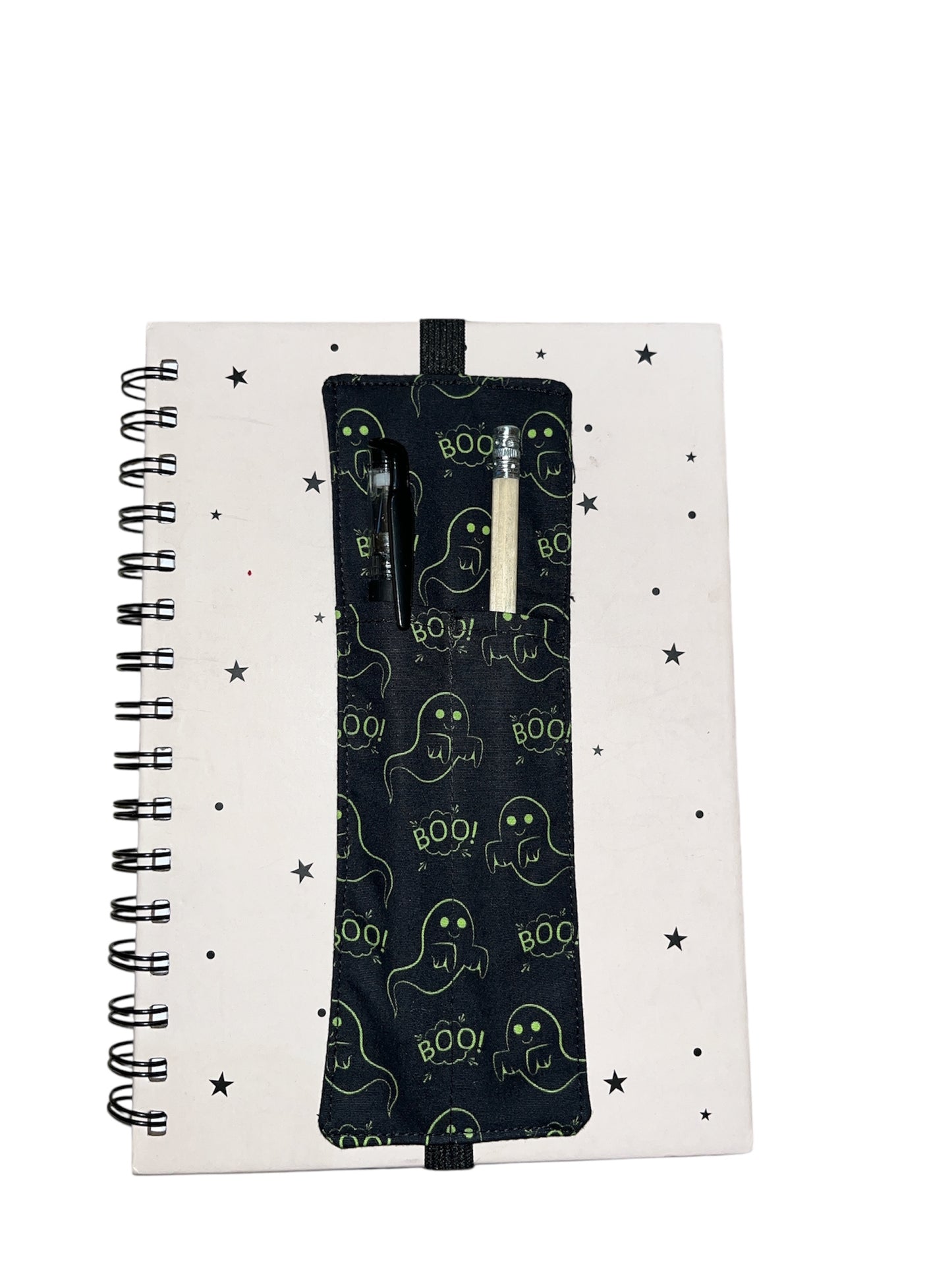 Spooky Notebook pen pockets