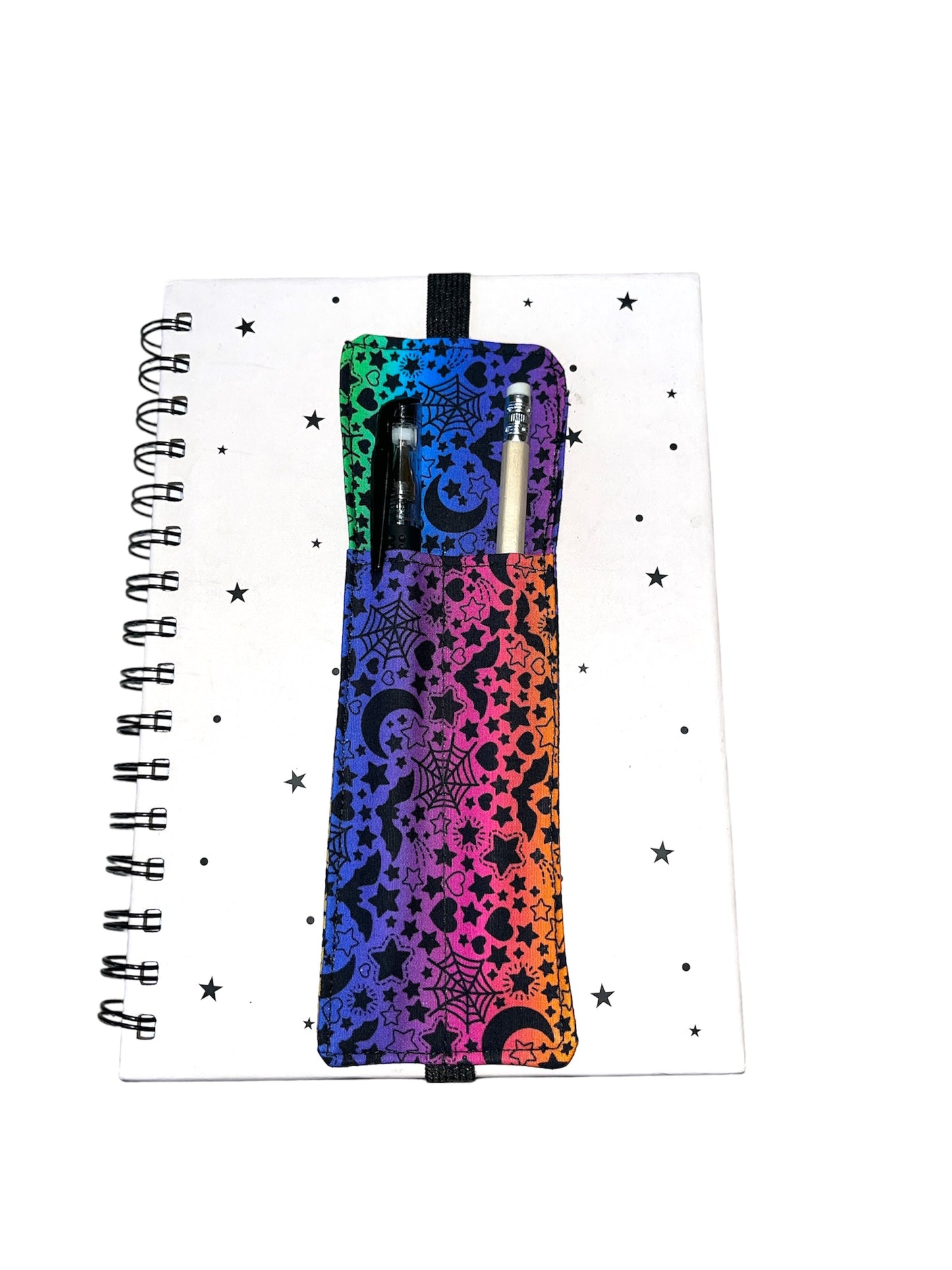 Spooky Notebook pen pockets