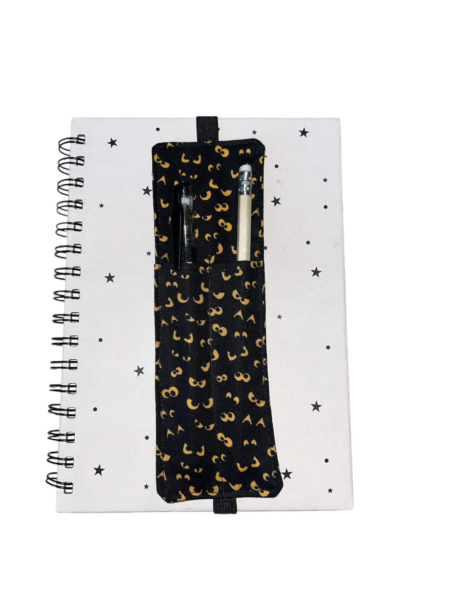 Spooky Notebook pen pockets
