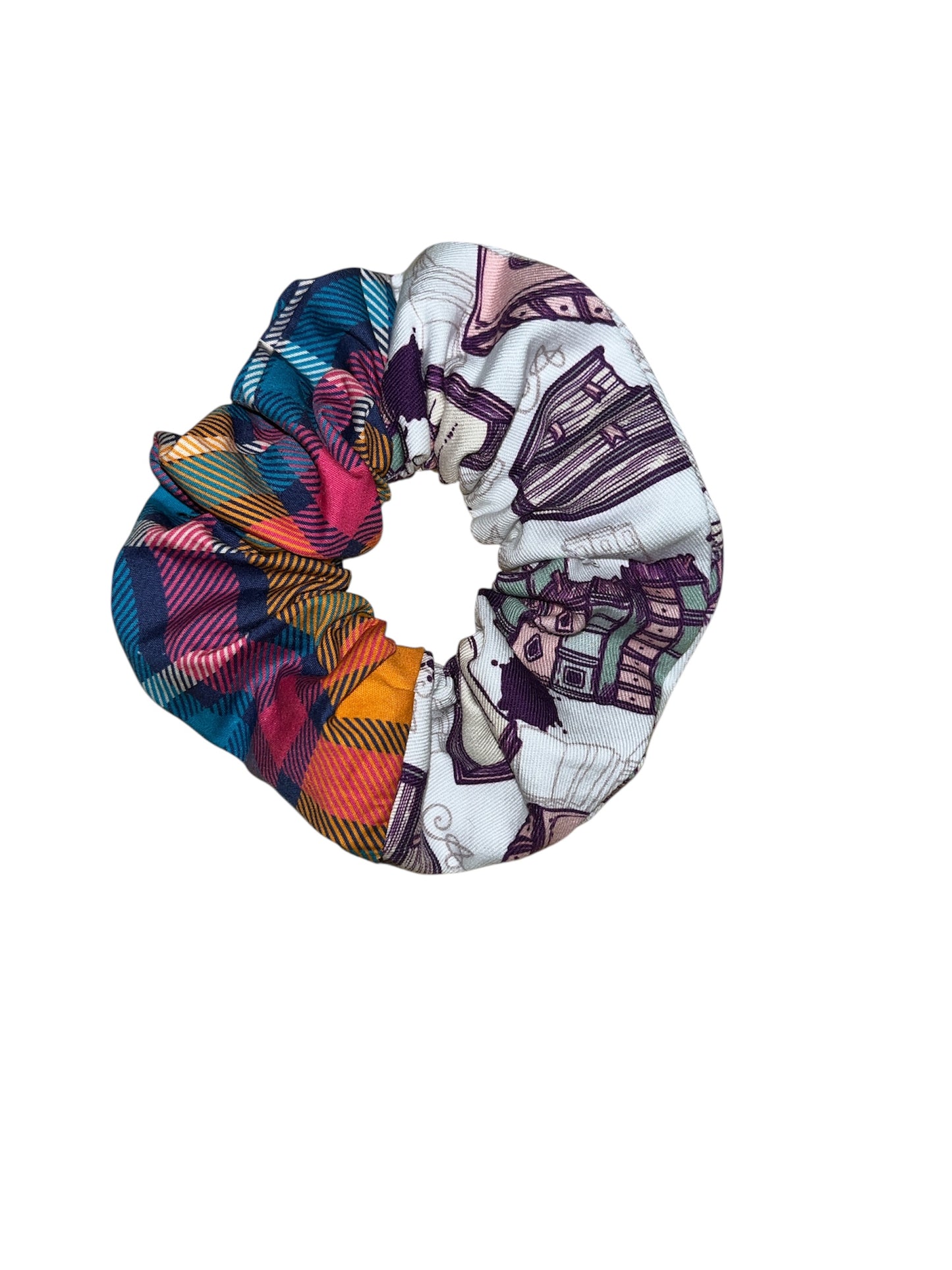 Split fabric Scrunchies
