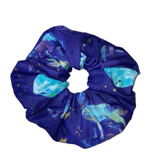 Wolf and moon Scrunchie